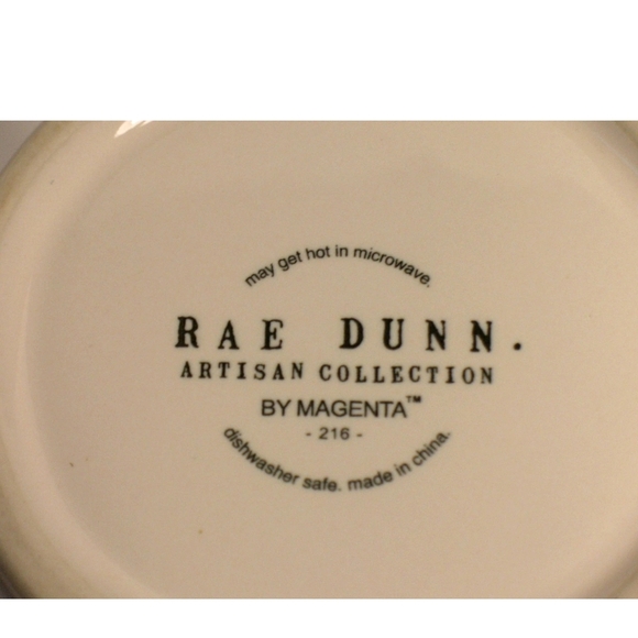 Rae Dunn Cream Ceramic Piece with Black Logo - Picture 2 of 6
